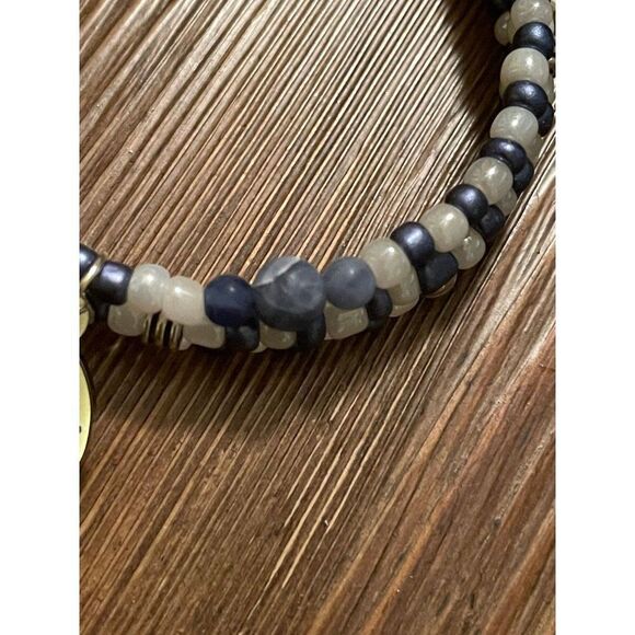 Handmade Beaded Wrap Bracelet for Her/ Religious Bracelet/ Seed Bead Bracelet - Picture 2 of 7